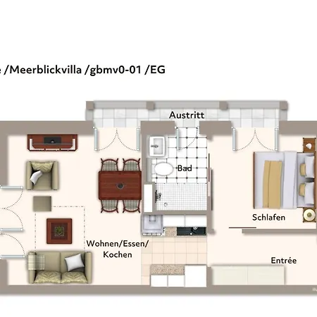Apartament Apartmentanlage Meerblickvilla Apartmentanlage Meerblickvilla 0-01